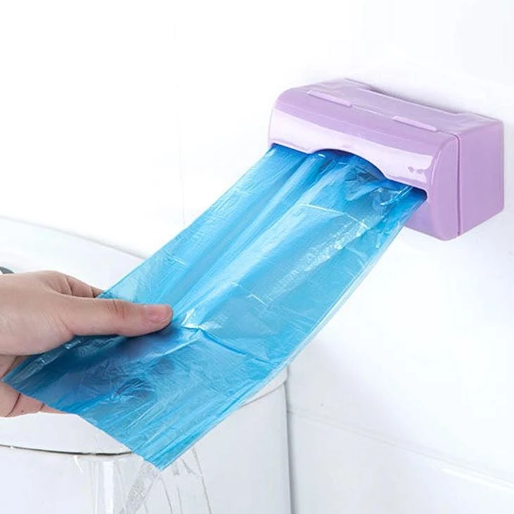 Plastic Tissue Bag Box Storage Home